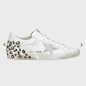 Golden Goose Superstar GGDB Private EDT leopard print sneakers/tennis shoes